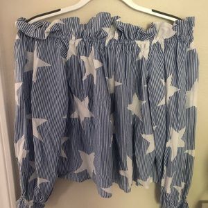 Star Off The Shoulder Top